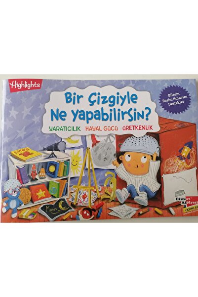 Dikkat Atölyesi Yayınları Bilsem Resim Sınavı Hazırlık Bir Çizgiyle Ne Yapabilirsin?