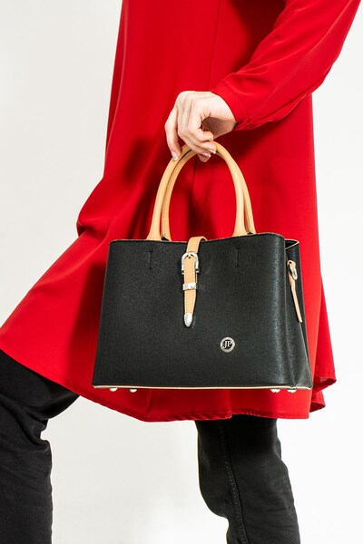 Just Polo حقيبة كتف نسائية يومية كبيرة الحجم ومتعددة الأقسام As5012