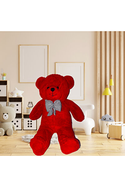 95 Cm Peluş Ayıcık Hediyelik Ayı (%100 YERLİ) Pembe 95cm