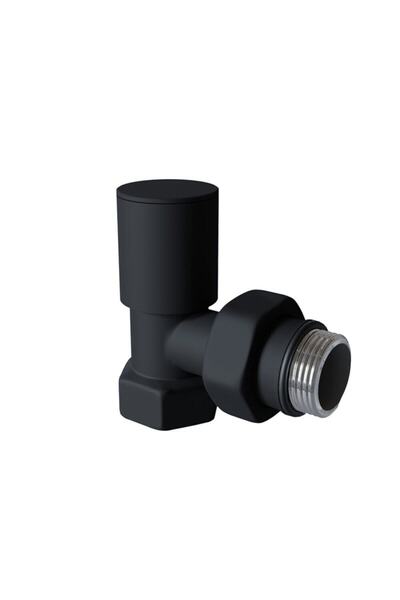 Genel Markalar Radyatör Vanası 12 Siyah Köşe (Metal Volanlı)