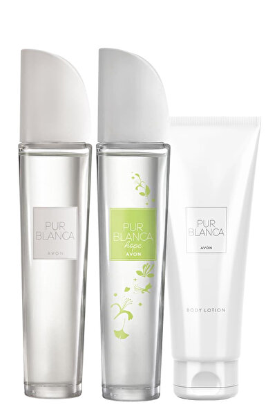 AVON Pur Blanca Pur Blanca Hope Kadın Parfüm Ve Pur Blanca Vücut Losyonu Paketi