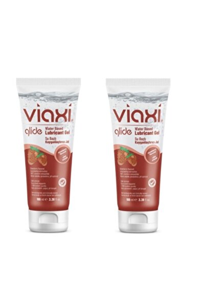 Viaxi Glide Kayganlaştırıcı Jel Çilekli 100ml*2 Adet