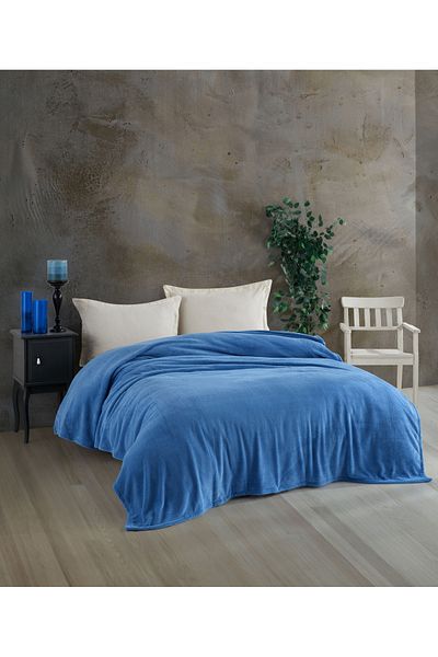 MCN Tekstil Plush Welsoft Blanket - Bed, Sofa Cover