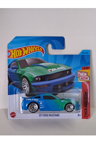 HOT WHEELS Ford Mustang Falken Oyuncak Araba 1/64 Hızlı Tekerler Koleksiyon M...