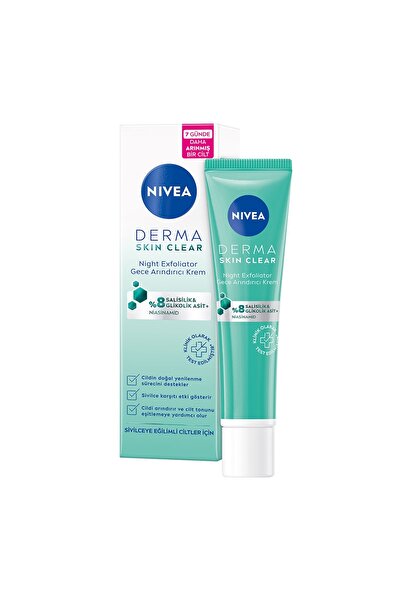 NIVEA Derma Skin Clear Gece Arındırıcı Krem 40 ml