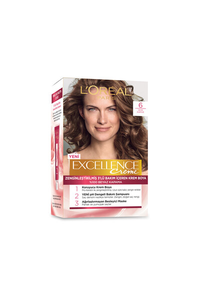Excellence Loreal Paris Excellence Creme Saç Boyası - 6 Açık Kahve