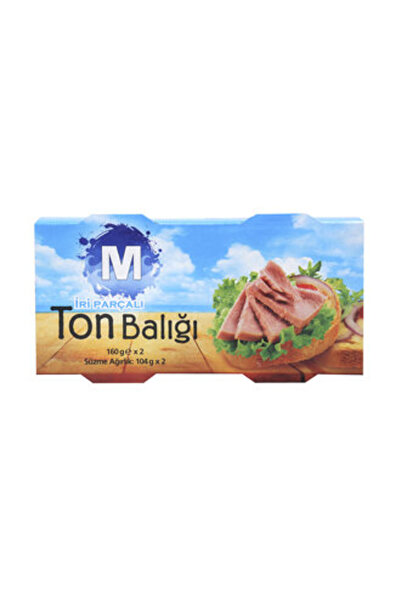 Migros İri Parçalı Ton Balığı 2X160 G ( 1 ADET )