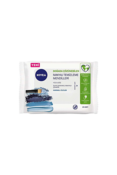 NIVEA Makyaj Temizleme Mendili - 25'li Normal/Karma Ciltler - 25 Adet