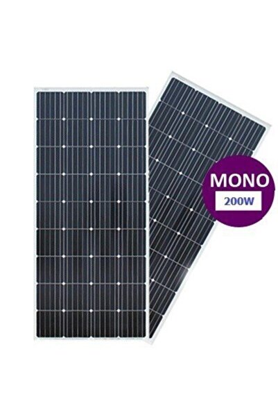 Lexron 200 W Watt 12 V Volt Monokristal Yeni Nesil Güneş Paneli