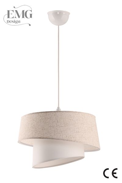 Emg DesiGn Magnolia Modern Fabric Headboard 2-Tier Bedroom Children's Room Living Room Kitchen Hallway Chandelier