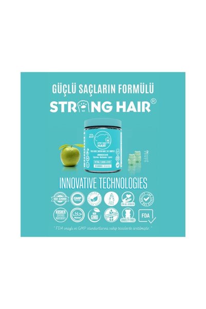 Vita Bear Strong Hair Gummy Vitamin 60 Pieces X 2