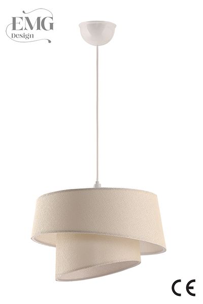 Emg DesiGn Magnolia Modern Fabric Headboard 2-Tier Bedroom Children's Room Living Room Kitchen Hallway Chandelier