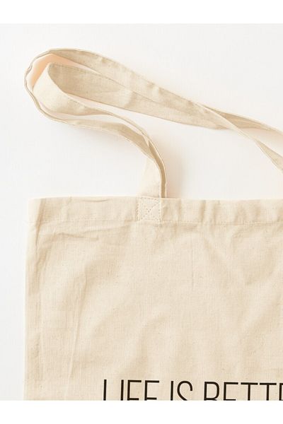 w house Gusseted Cloth Shoulder Bag 10572 - Life is better in Saudi Arabia