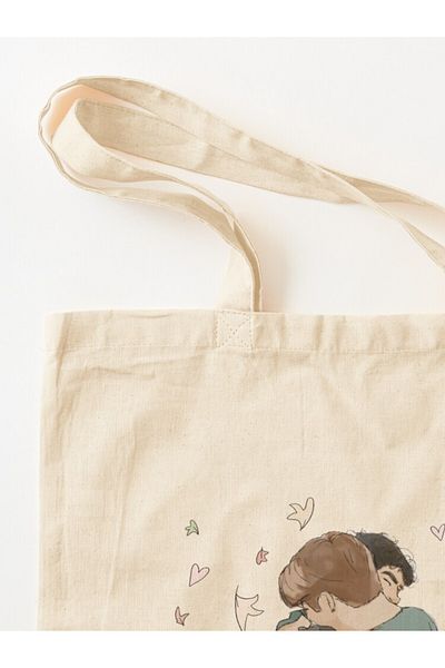 w house Gusseted Cloth Shoulder Bag 11558 - Nick and Charlie heartstopper in love 2