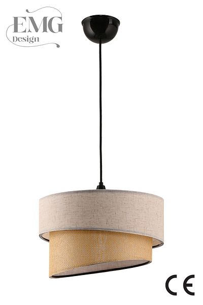 Emg DesiGn Magnolia Modern Fabric Headboard 2-Tier Bedroom Children's Room Living Room Kitchen Hallway Chandelier