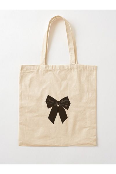 w house Gusseted Cloth Shoulder Bag 14313 - Gracie Abrams bow