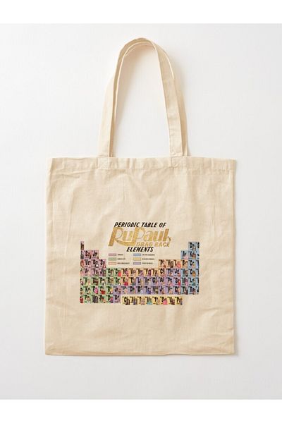 w house Gusseted Cloth Shoulder Bag 13942 - Periodic Table of Drag Queens
