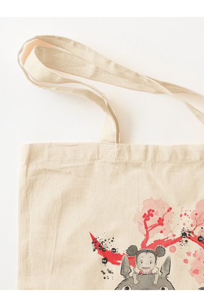 w house Gusseted Cloth Shoulder Bag 08149 - Drips