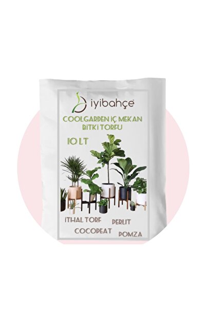 İYİBAHÇE COOLGARDEN İÇ MEKAN BİTKİ TORFU 10 LT Starliçe-Areca-Şeflera-plea vb.