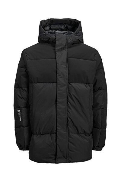 Jack & Jones Jjeforce Puffer Sn Erkek Siyah Ceket