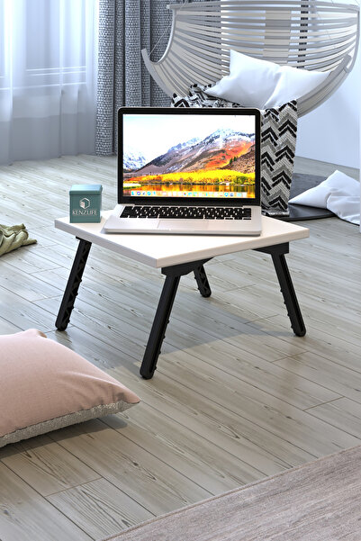 Kenzlife Laptop Dizüstü Bilgisayar Sehpası Tankutay Byz 20*39*39 Yemek Sofra Siyah Ayak