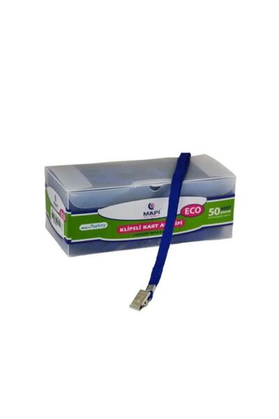Mapi Μεταλλικό κλιπ κρεμάστρα σχοινί 50 τμχ Navy Blue