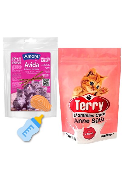 AMORE Terry Mommies Care Anne Sütü, Biberon, Avida 12li Balık Sticks Ödül