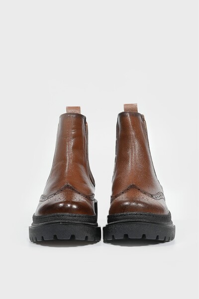 TUNAELLİ KADIN TABA HAKİKİ DERİ 35-41 NUMARA CHELSEA BOT & BOOTİE