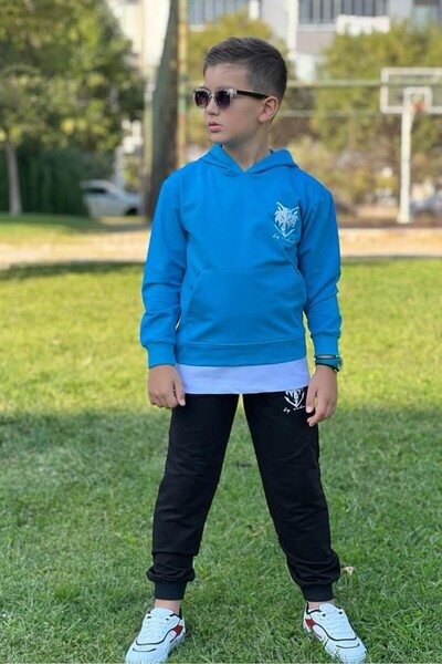 ABİYEKİDS Wolfsbane Sa deznom Dečak Predškolski Plavi Gornji i donji deo EST001