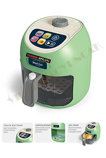 YILDIRIM OYUNCAK Dokunmatik Oyuncak Fritöz - Oyuncak Airfryer