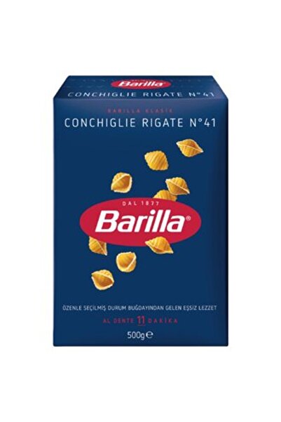 Barilla Mini Midye Makarna (Conchiglie Rigate) 500 Gr ( 5 ADET )