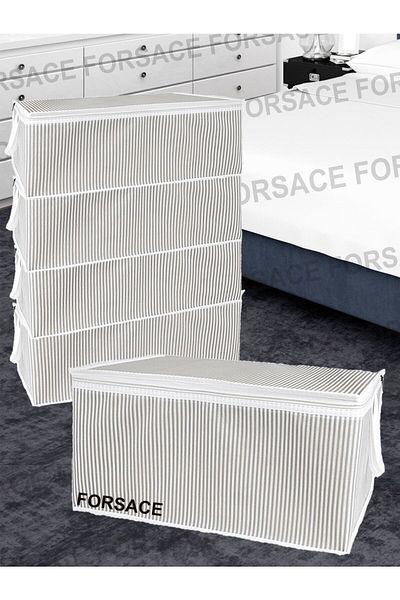 FORSACE 6 Τεμάχια Κάτω Βάσης Γκρι 50x30x20 εκ.