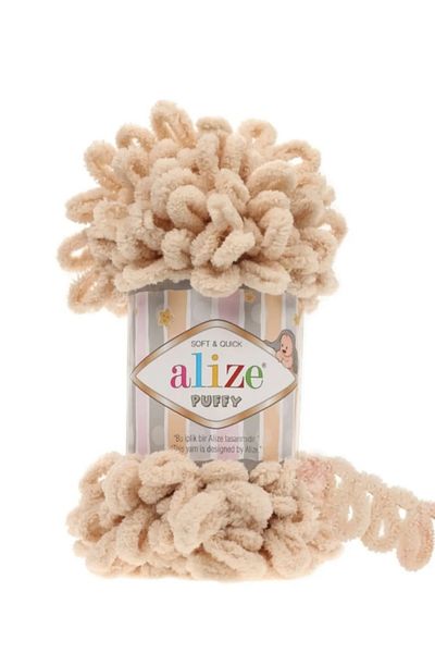 Alize Puffy Hand Knitted Velvet String No 310 (Price Is for 5 Pieces)