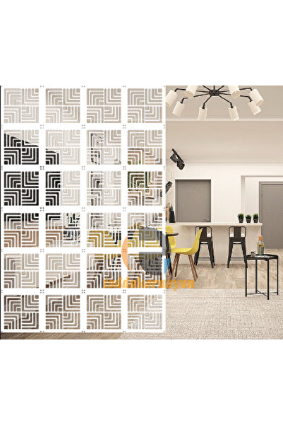 tsddekorasyon Tsd Dekorasyon Ahşap Oda Bölücü/Seperatör/ Duvar Panelleri 40x40 cm