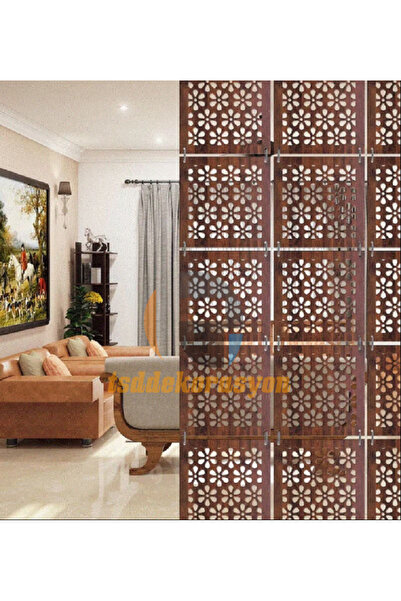 tsddekorasyon Tsd Dekorasyon Ahşap Oda Bölücü/Seperatör/ Duvar Panelleri 40x40 cm