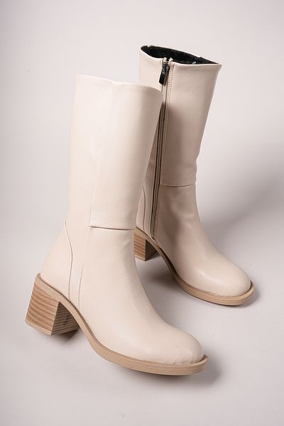 Riccon Secmodh Damenstiefel 0012711 Beige Leder
