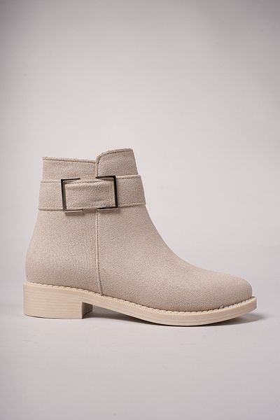 Riccon Hilyariel Γυναικείες Μπότες0012078 Μπεζ Suede
