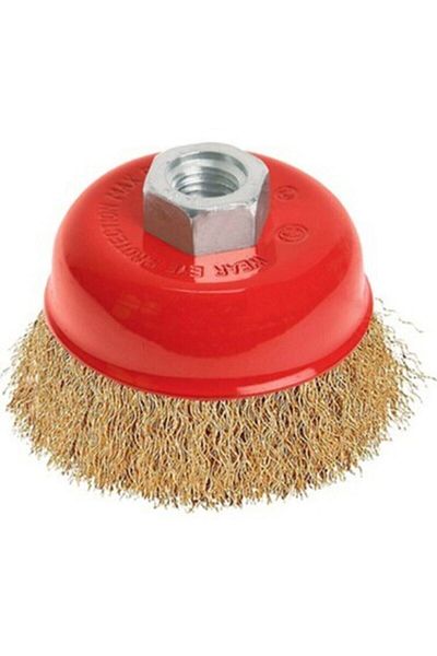 Ustael Fringed Bowl Wire Brush 8x10cm