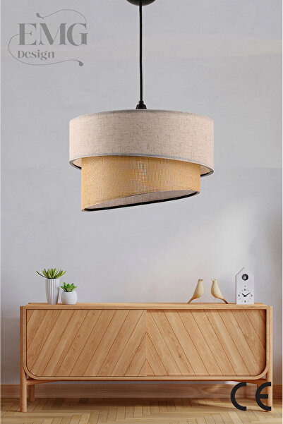 Emg DesiGn Fabric Galaxy Modern Cake Single and 2 Piece Gold Lampshade Set Galaxi Set