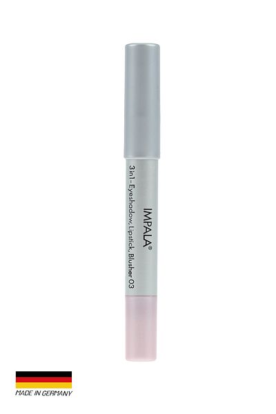 IMPALA 3 in 1 Pencil - Eyeshadow, Lipstick, Blush No 03