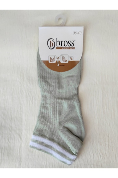 Bross Women's Cotton Short Socks (Booties) 3-Piece