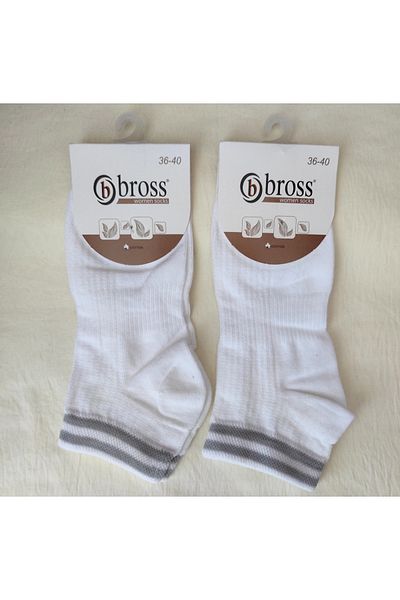 Bross ΓΥΝΑΙΚΕΙΑ ΒΑΜΒΑΚΙ ΚΟΝΤΕΣ ΚΑΛΤΣΕΣ (ΚΑΛΤΣΕΣ BOOTIQUE) ΣΕΤ 2 ΤΩΝ