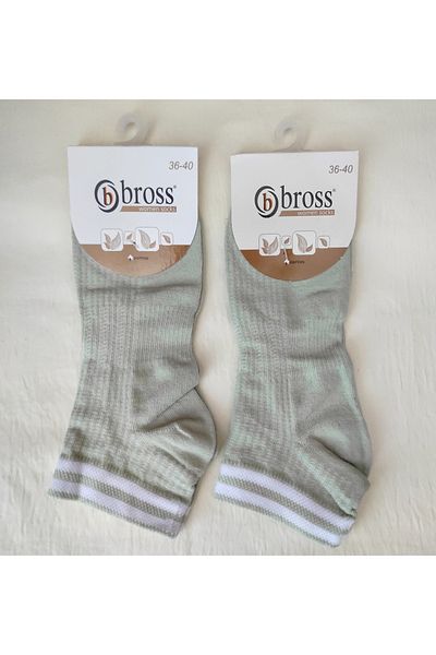 Bross ДАМСКИ ПАМУЧНИ КЪСИ ЧОРАПИ (БОУТИ) 2 БРОЯ