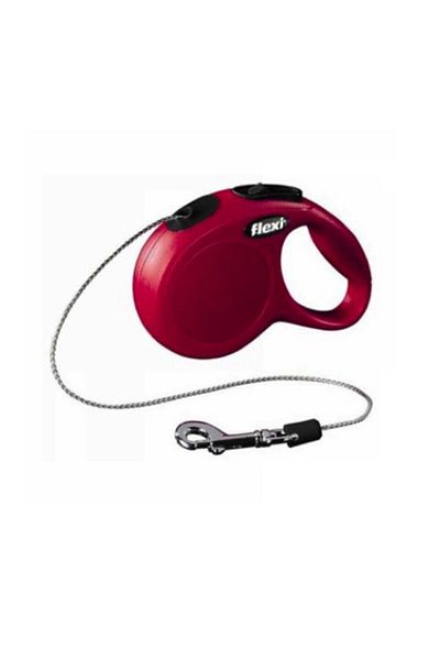Flexi Classic String Xsmall 3 Meter Red Automatic Dog Walking Collar