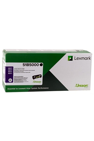 Lexmark Ms317-mx317-ms417-mx417 Orjinal Siyah Toner (51b5000)