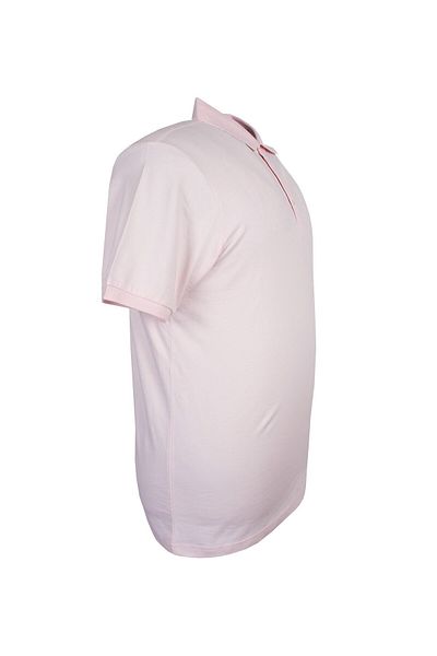 marufshop Ανδρικό T-Shirt Polo Neck Lycra Pique Pink