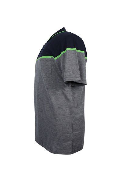 marufshop Ανδρικό T-Shirt Pique Polo με τσέπη με λαιμόκοψη