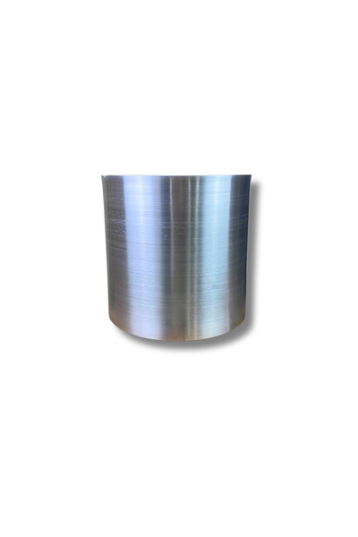 Cihan Çiçekçilik Galvaniz Saksı 12x12 Paslanmaz Metalik Çelik