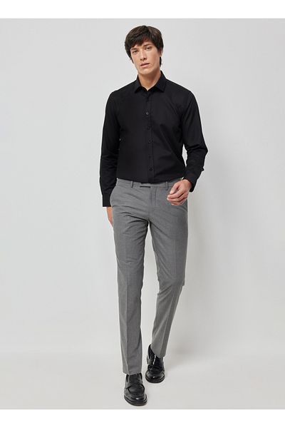 ALTINYILDIZ CLASSICS Gold Star Gray Slim Fit Men's Trousers - 4A 0100000002