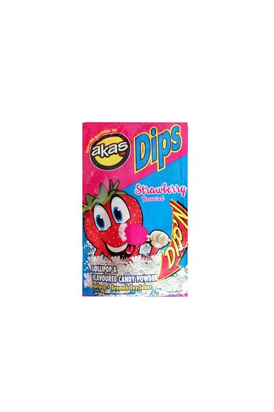 Kervan Eat! Strawberry Flavored Flat Lollipop and Flavored Powder Candy - 12 Gr X 36 Pieces